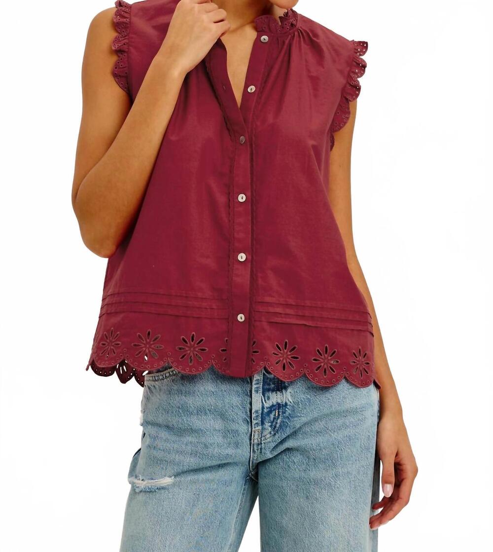 NEW RAILS avery shirt in spice